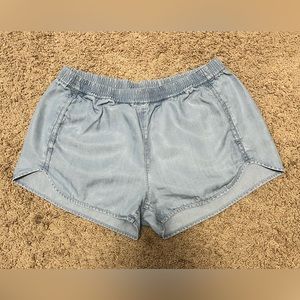 RVCA chambray shorts